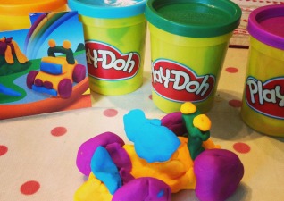 Play-doh car