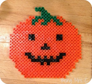 Halloween Hama Beads Pumpkin