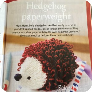 Crafts Knitted Hedgehog