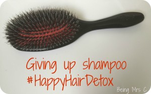Giving up shampoo #HappyHairDetox #nopoo