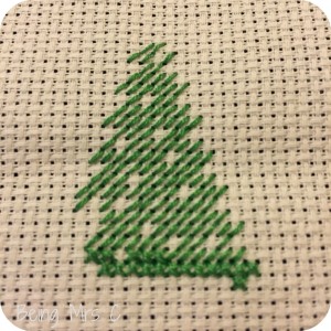 Cross Stitch Christmas Tree Craft