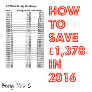 52 Week Saving Challenge