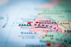 Dakar Senegal Map