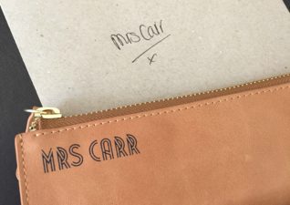 Personalised Leather Pencil Case Hope House Press