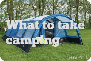 Camping Packing List What to take