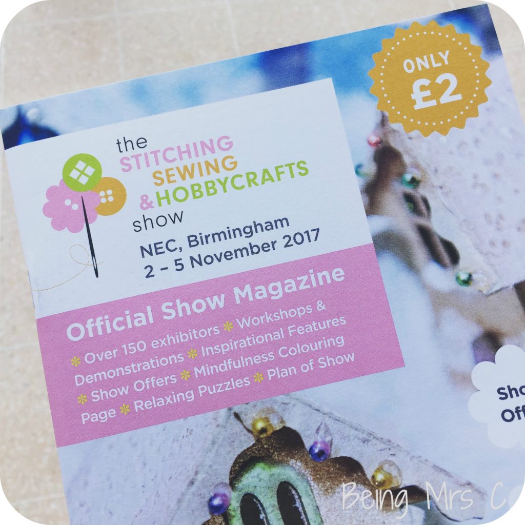 Stitching Sewing and Hobbycrafts Show NEC Birmingham
