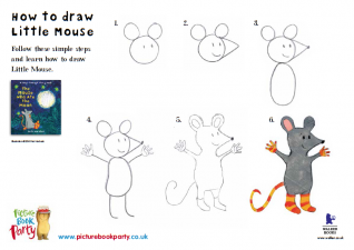 How to draw a mouse