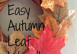 Easy Autumn Leaf Wreath