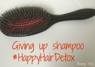 Giving up shampoo #HappyHairDetox #nopoo