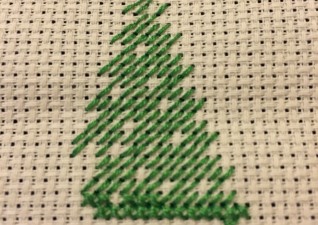Cross Stitch Christmas Tree Craft