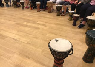 A WI drumming workshop
